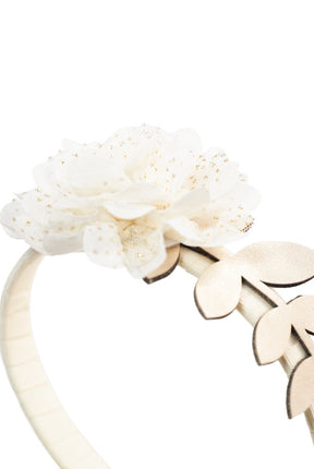 Diadema Flor Hojas