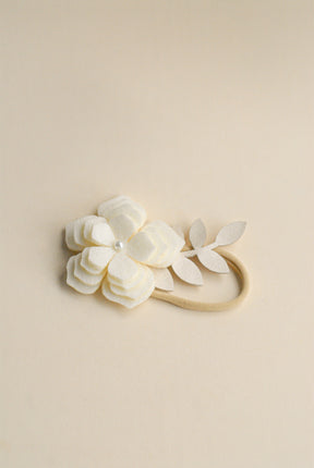 Caucho Flor Perla Bautizo