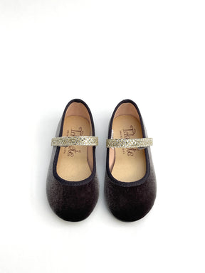 Mercedita Salón Glitter Gris