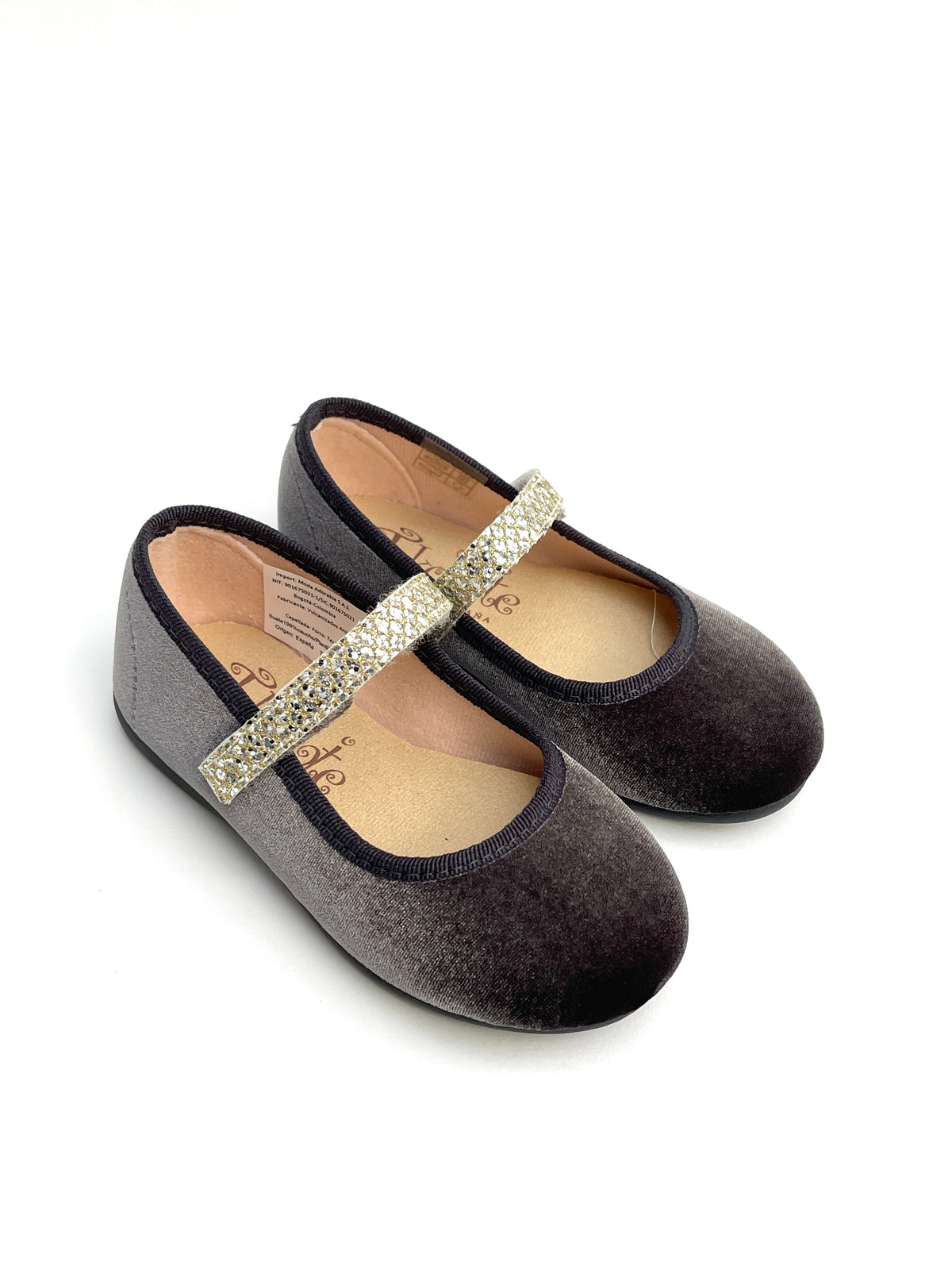 Mercedita Salón Glitter Gris