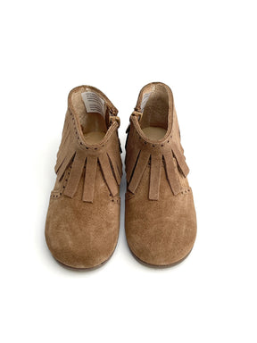 Botas Flecos Cremalleras Vison