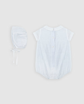 Ranita Globo Lino Unisex Bautizo Con Capota