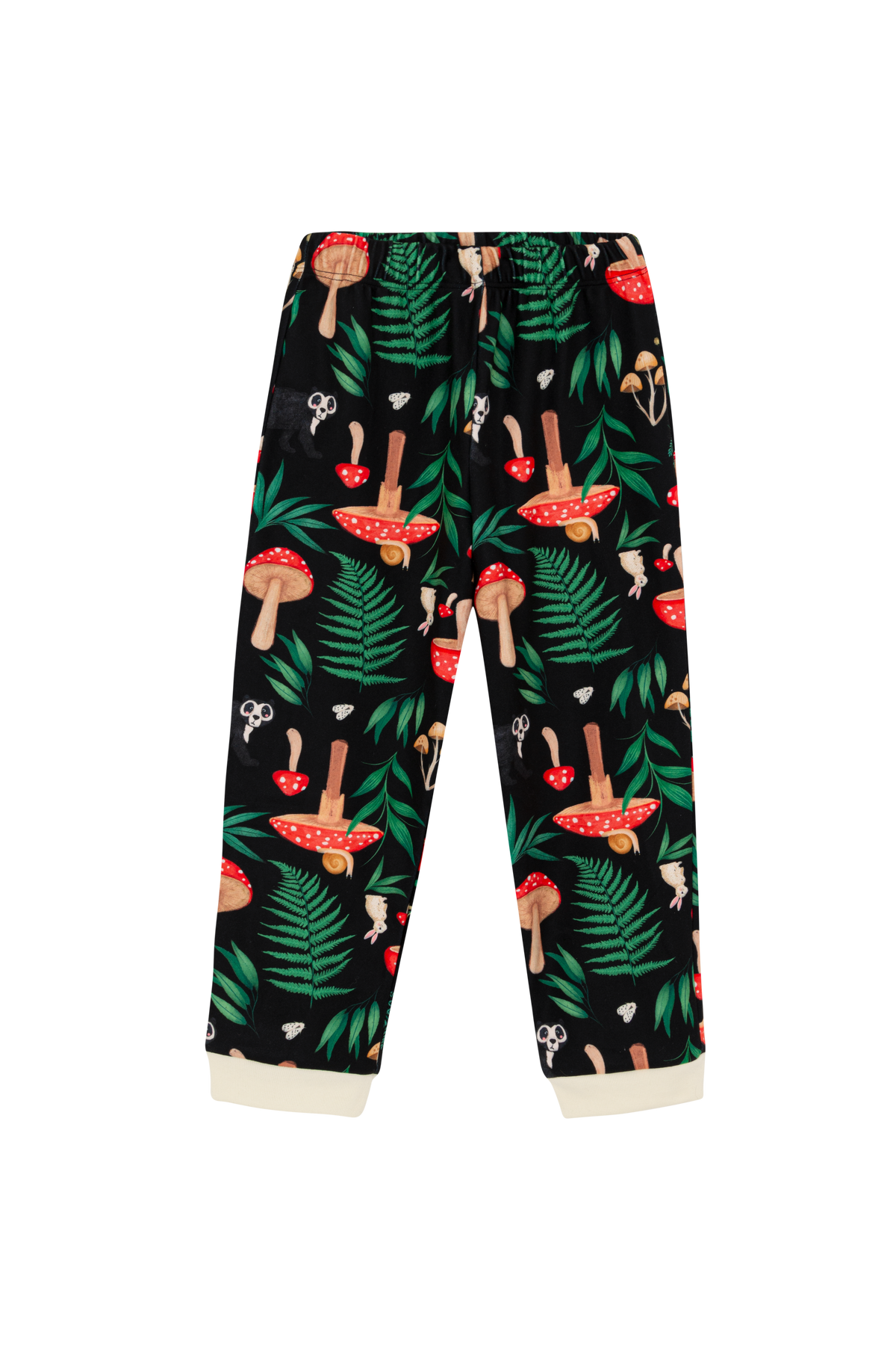 Set Pijama Unisex El Bosque De Albeart Negro