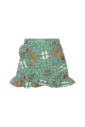 Jully Skirt Tigres In Love Verde