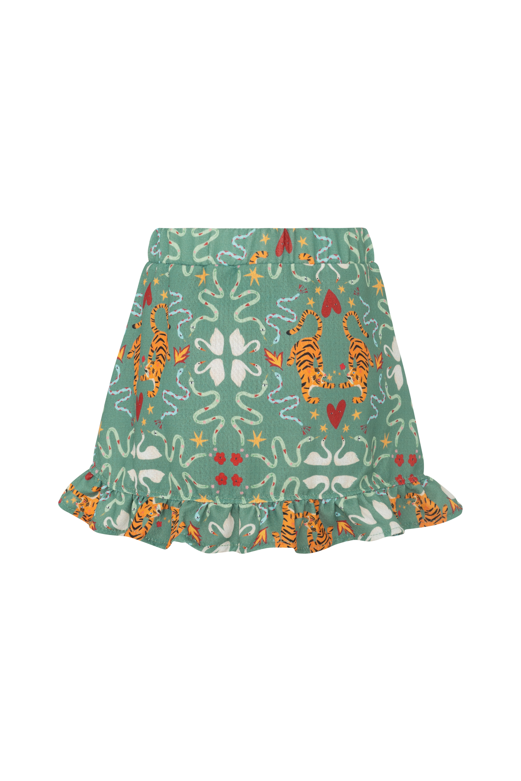 Jully Skirt Tigres In Love Verde