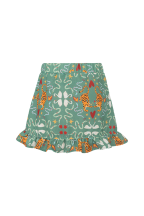 Jully Skirt Tigres In Love Verde