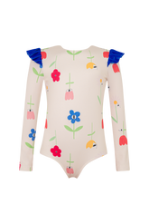 Wings Longsleeve Baby Jardín Mágico Crudo