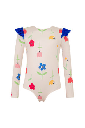 Wings Longsleeve Baby Jardín Mágico Crudo