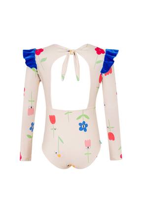 Wings Longsleeve Baby Jardín Mágico Crudo