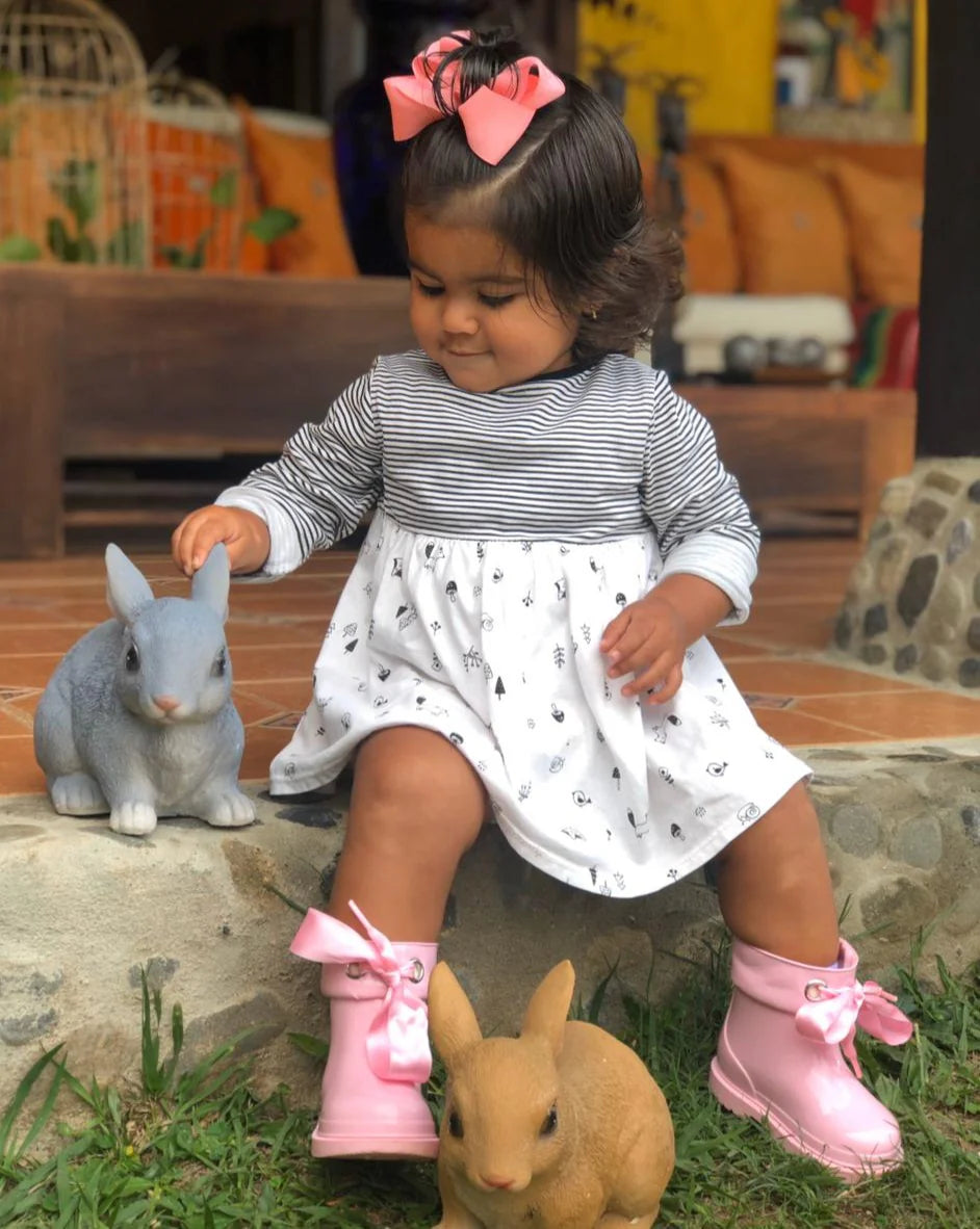 Botas Bimbi Lazo Rosa