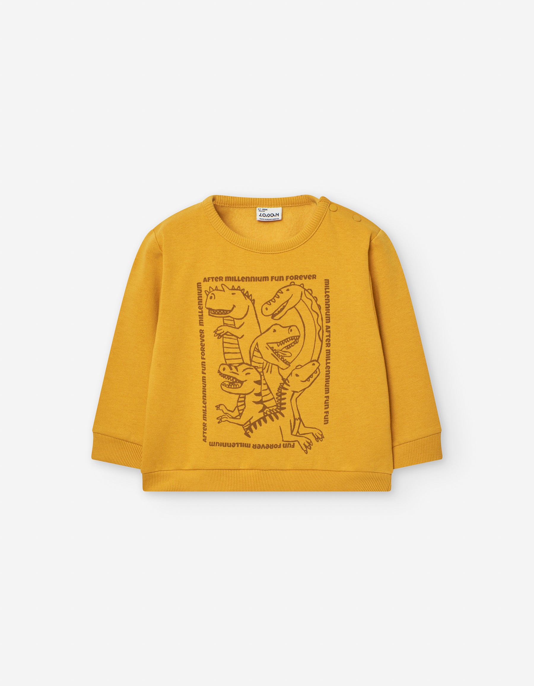 Saco Dino Bronto Yellow