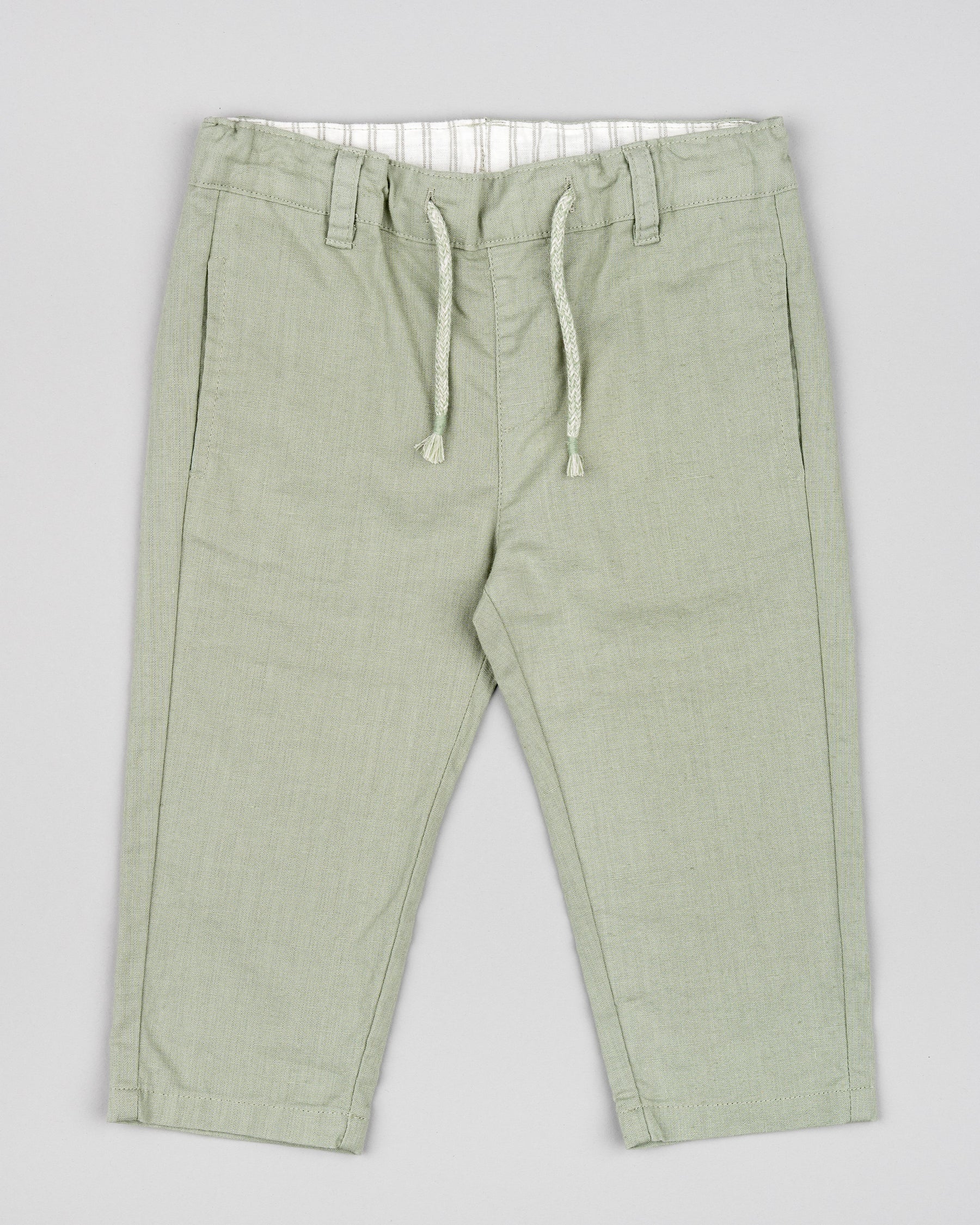 Pantalón Lino Light Green Rey León Losan