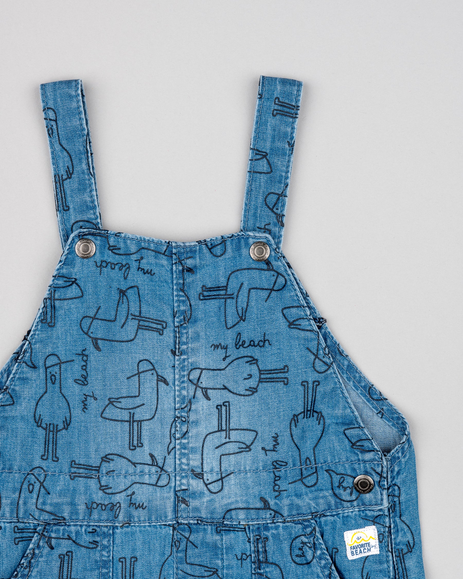 Overall Denim Al Agua Patos Losan