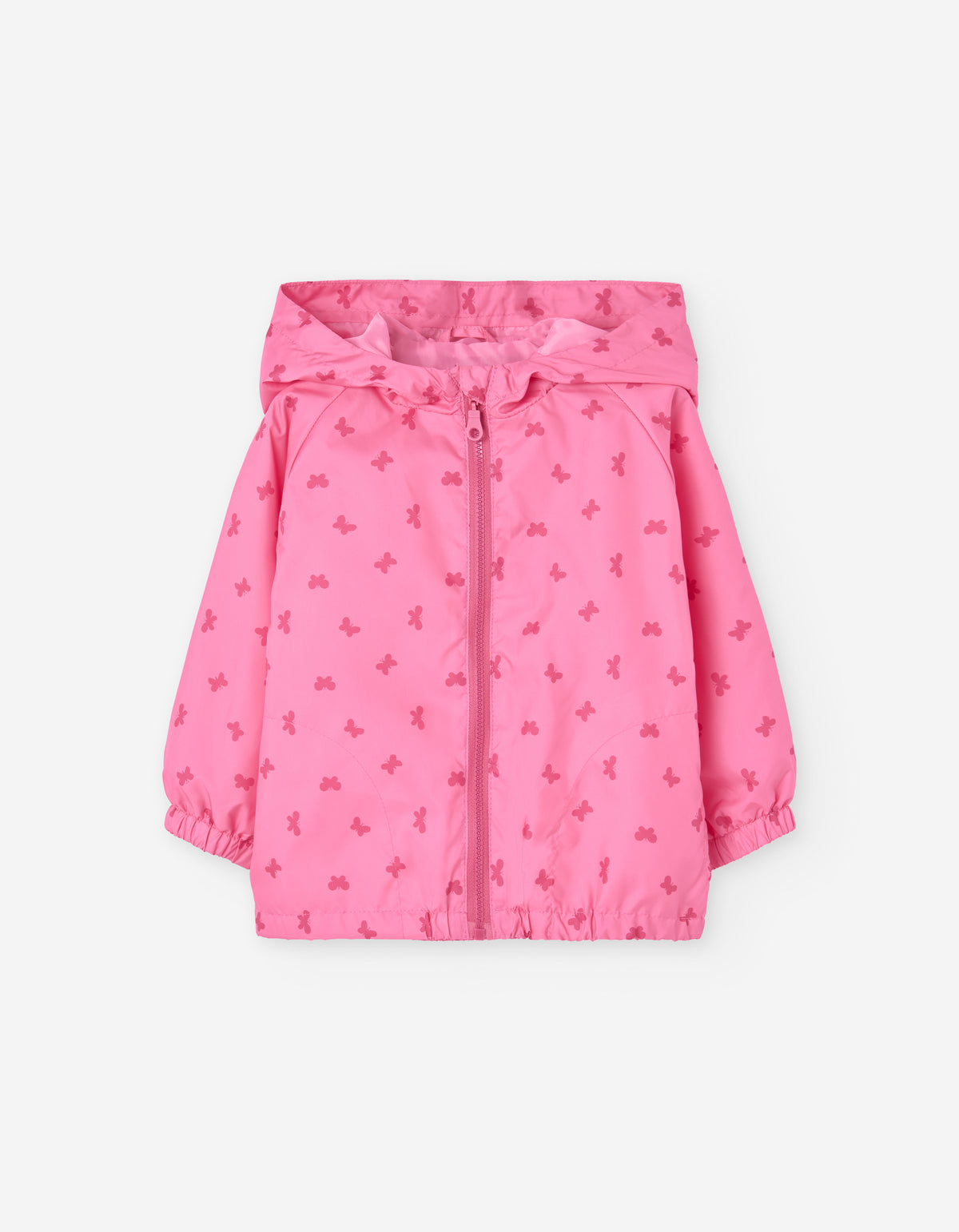 Parka Nylon Rosa Gerberas