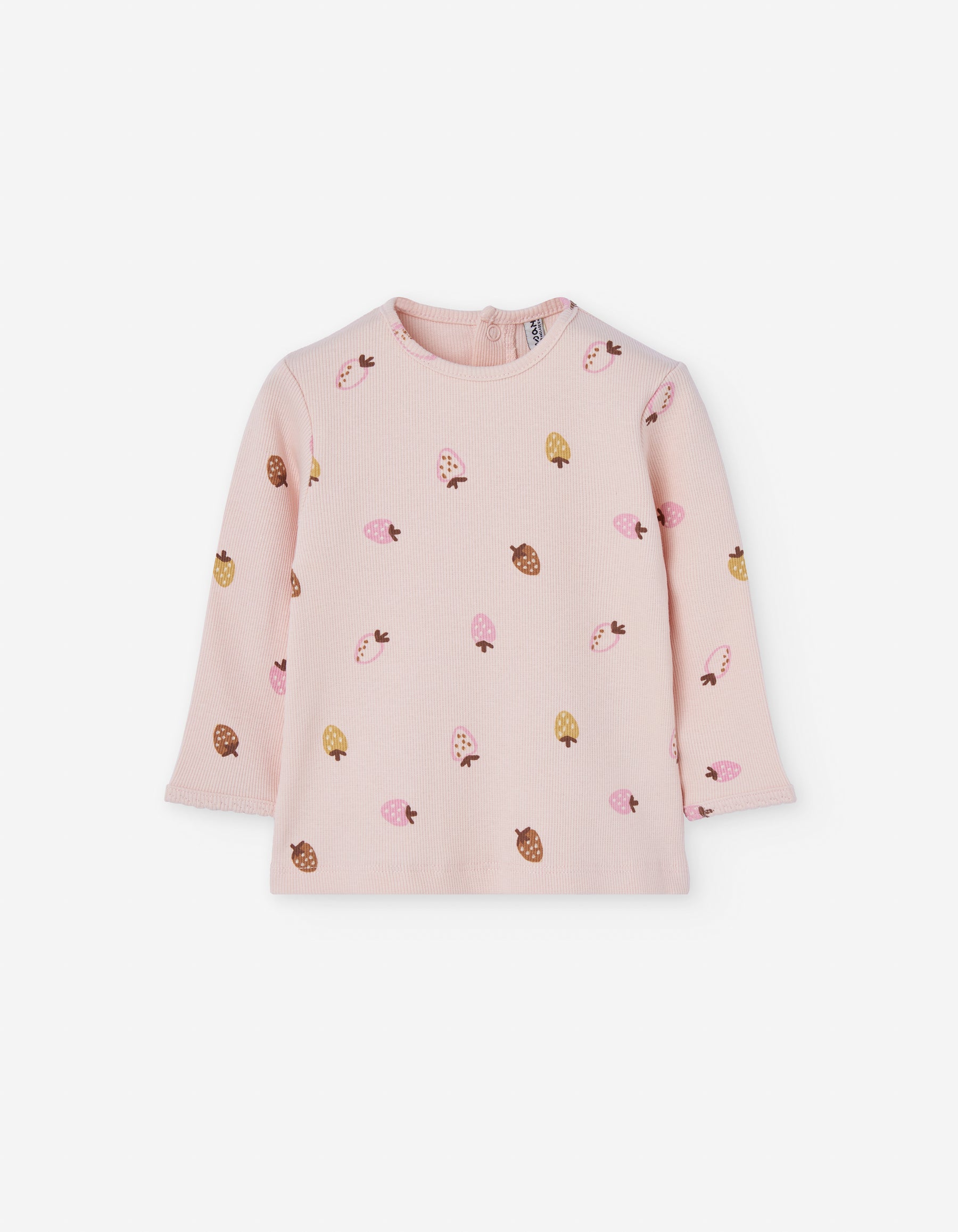 Camiseta Rib Fragolina - Minibhu