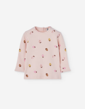 Camiseta Rib Fragolina - Minibhu