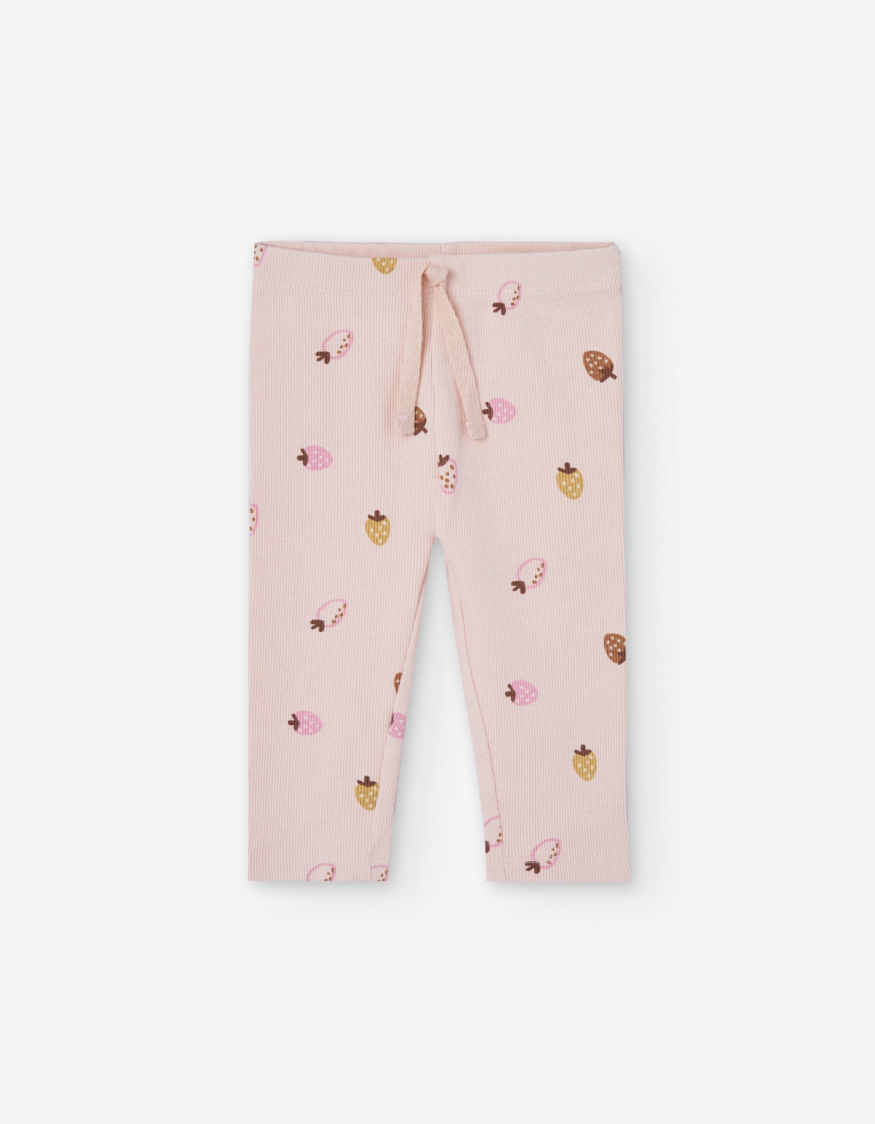 Leggings Rib Fragolina - Minibhu