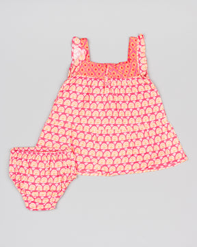 Vestido Voile Pink Vacaciones Losan