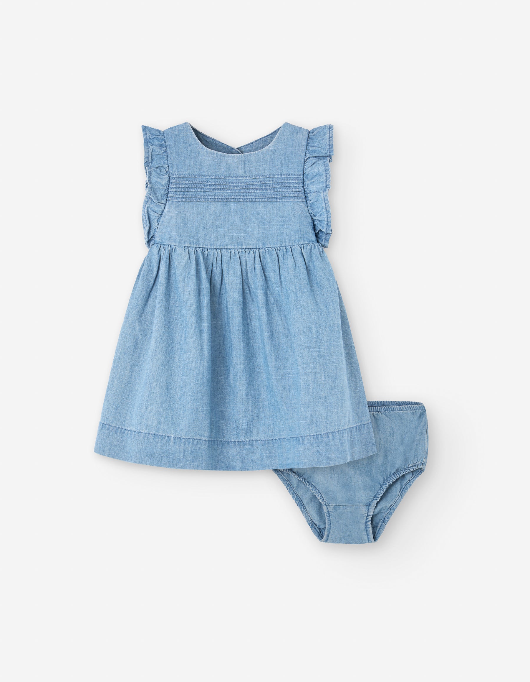 Vestido Denim Peach - Minibhu