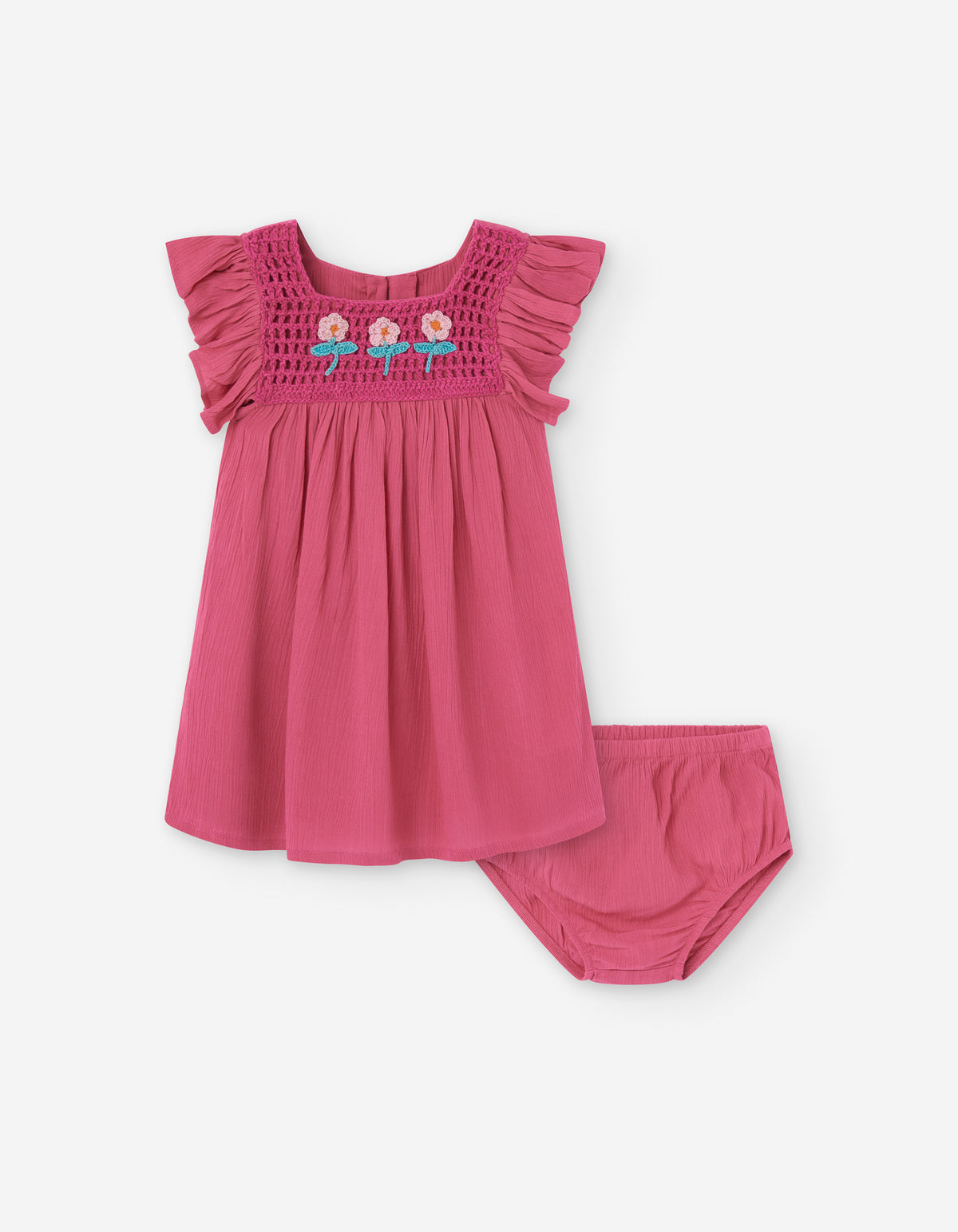Vestido Bambula Gerberas
