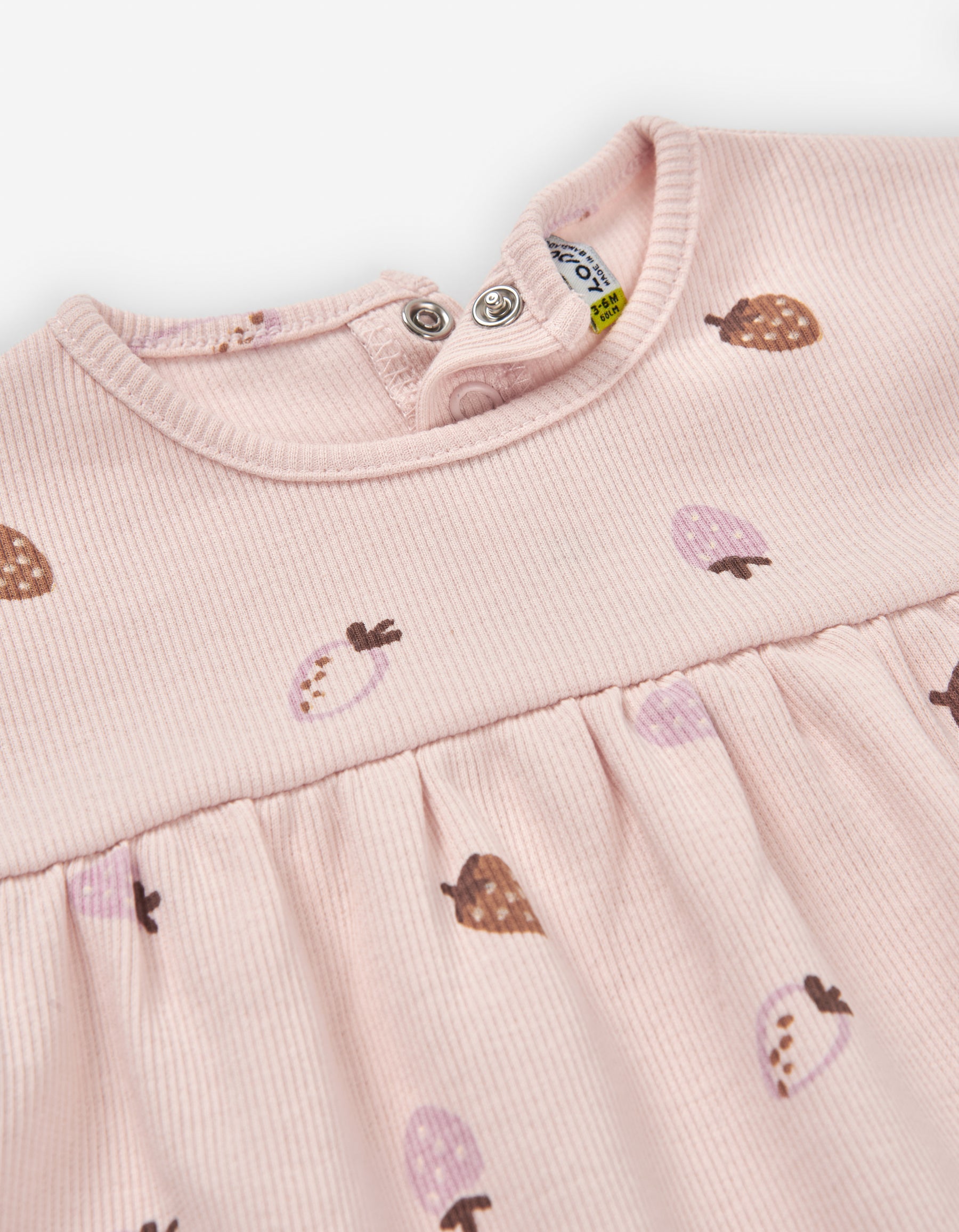 Vestido Rib Fragolina - Minibhu