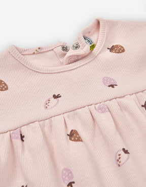 Vestido Rib Fragolina - Minibhu