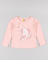 Camiseta Light Pink Unicornio