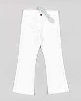 Pantalón Blanco Con Cinturón - Minibhu