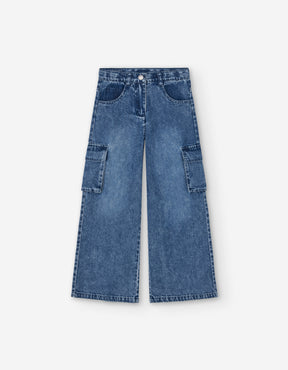 Pantalones Denim Gerbera - Minibhu