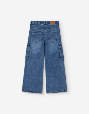 Pantalones Denim Gerbera - Minibhu