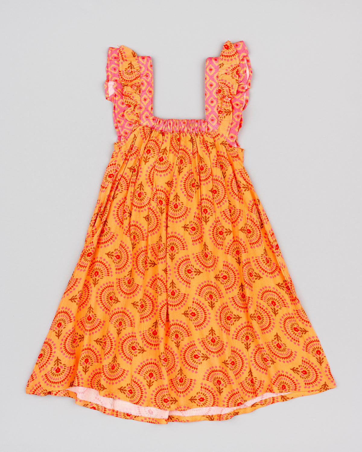 Vestido Bambula Light Orange Vacaciones