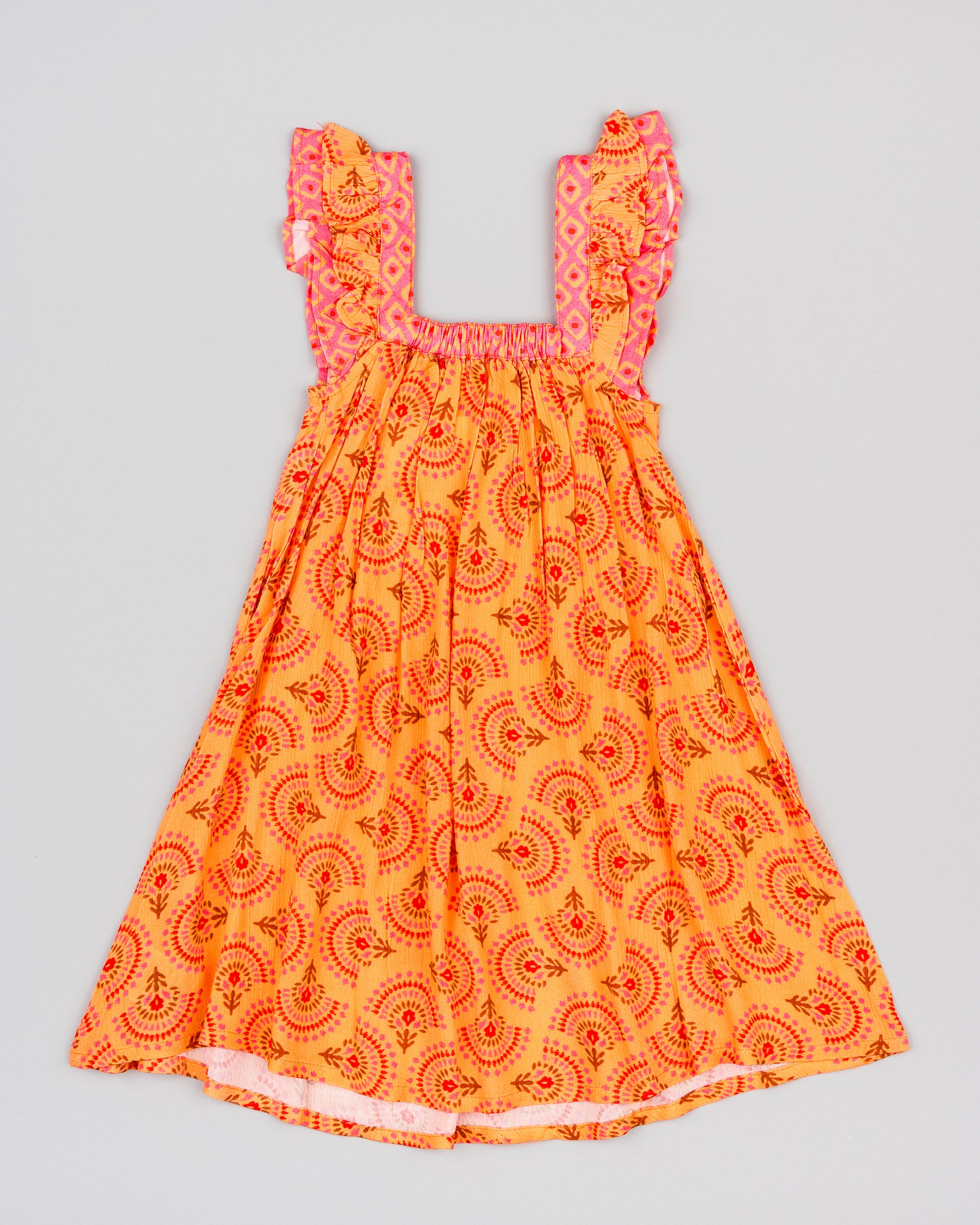 Vestido Bambula Light Orange Vacaciones Losan