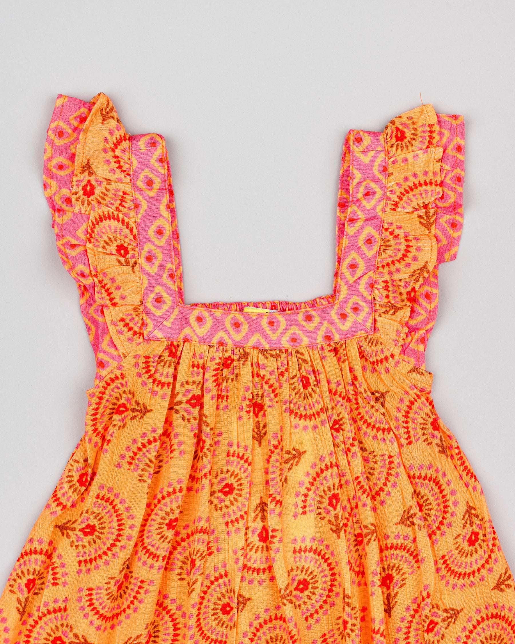 Vestido Bambula Light Orange Vacaciones Losan