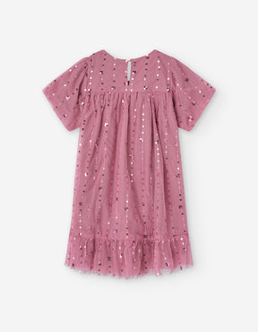 Vestido Tul Rositas - Minibhu