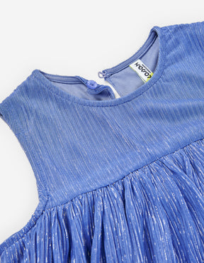 Vestido Lurex Cerulean