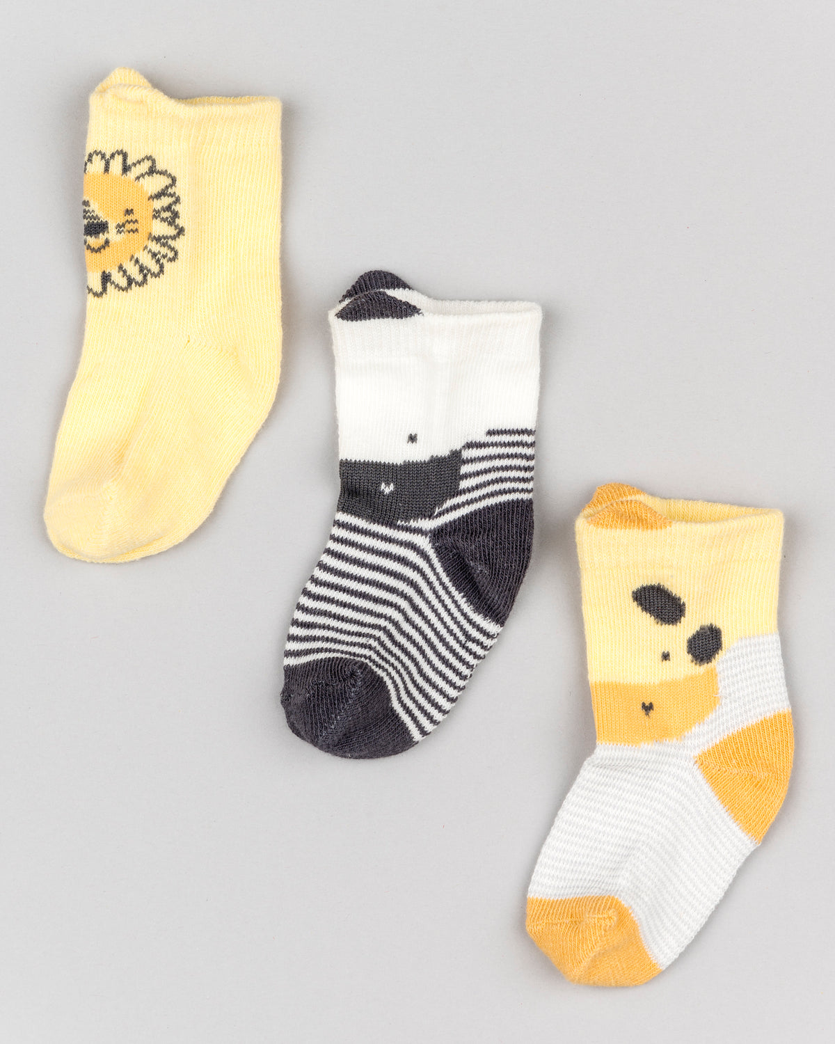 Pack 3 Pares De Medias Leoncitos