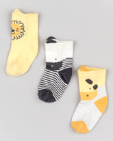 Pack 3 Pares De Medias Leoncitos