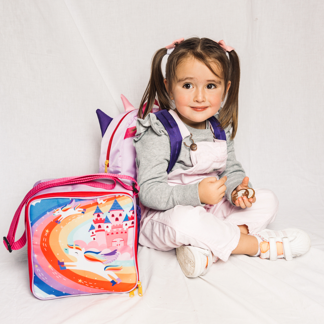 Lonchera Cuadrada Arcoíris