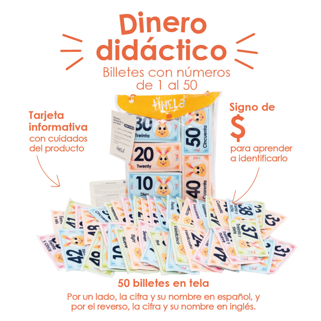 Dinero Didáctico Del #1 al #50