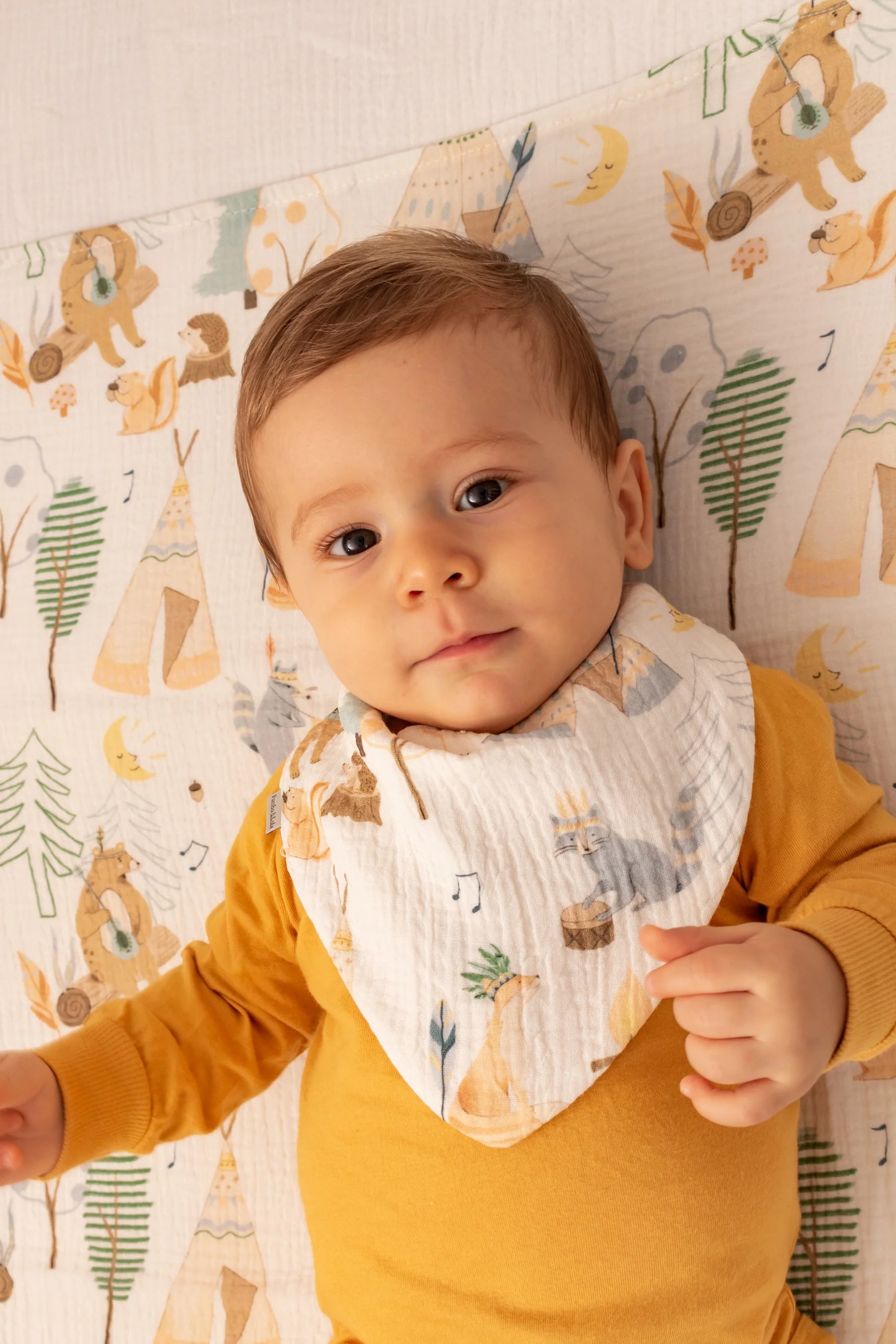 Baberos Muselina Estampados x Unidad