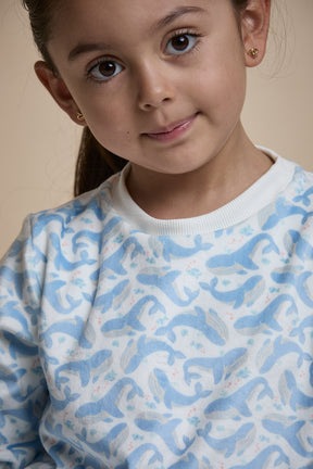 Pijama 2 Piezas Ballenas Unisex - Minibhu