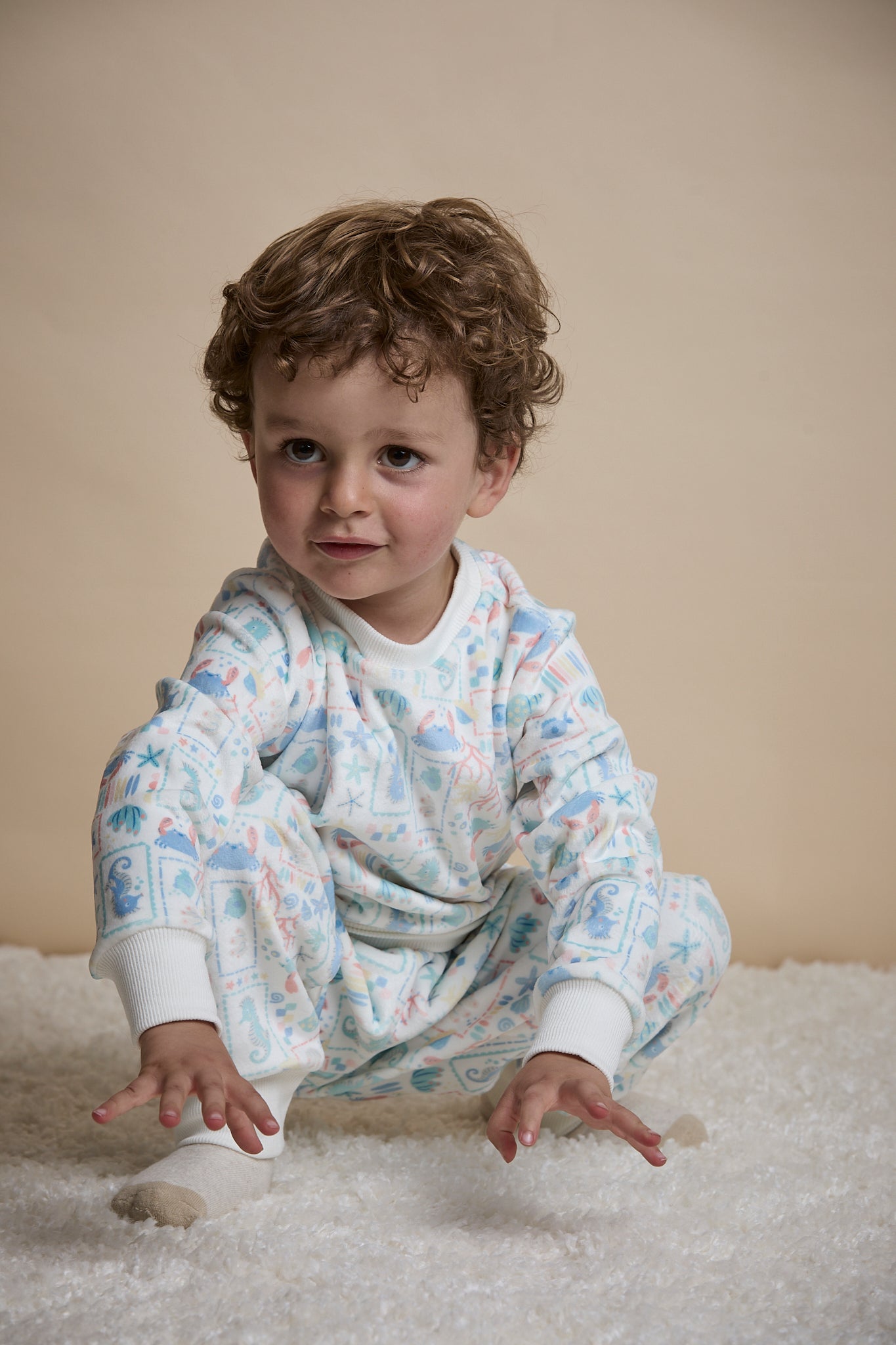 Pijama 2 Piezas Patch Marino Unisex - Minibhu