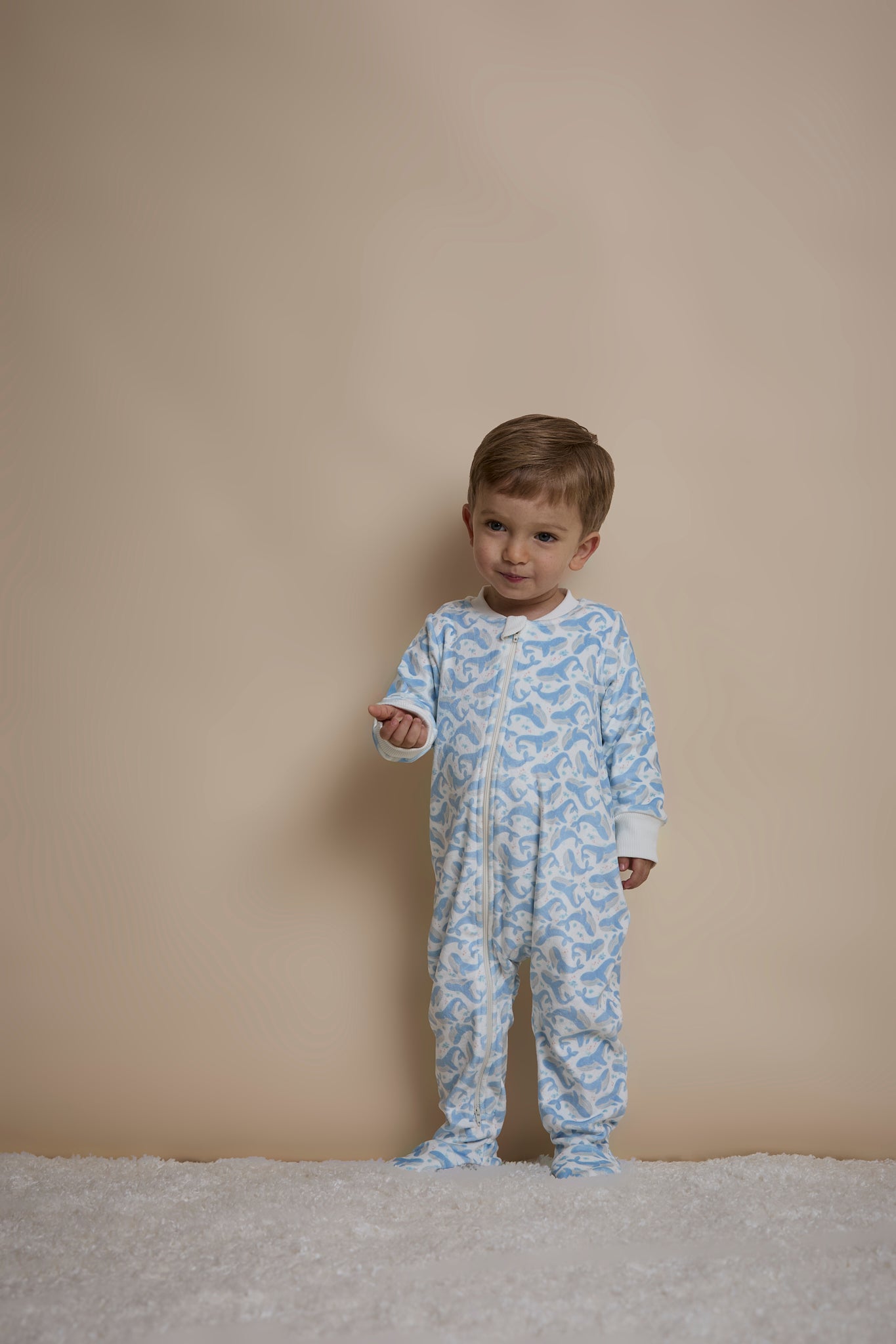 Pijama Enteriza Ballenas - Minibhu