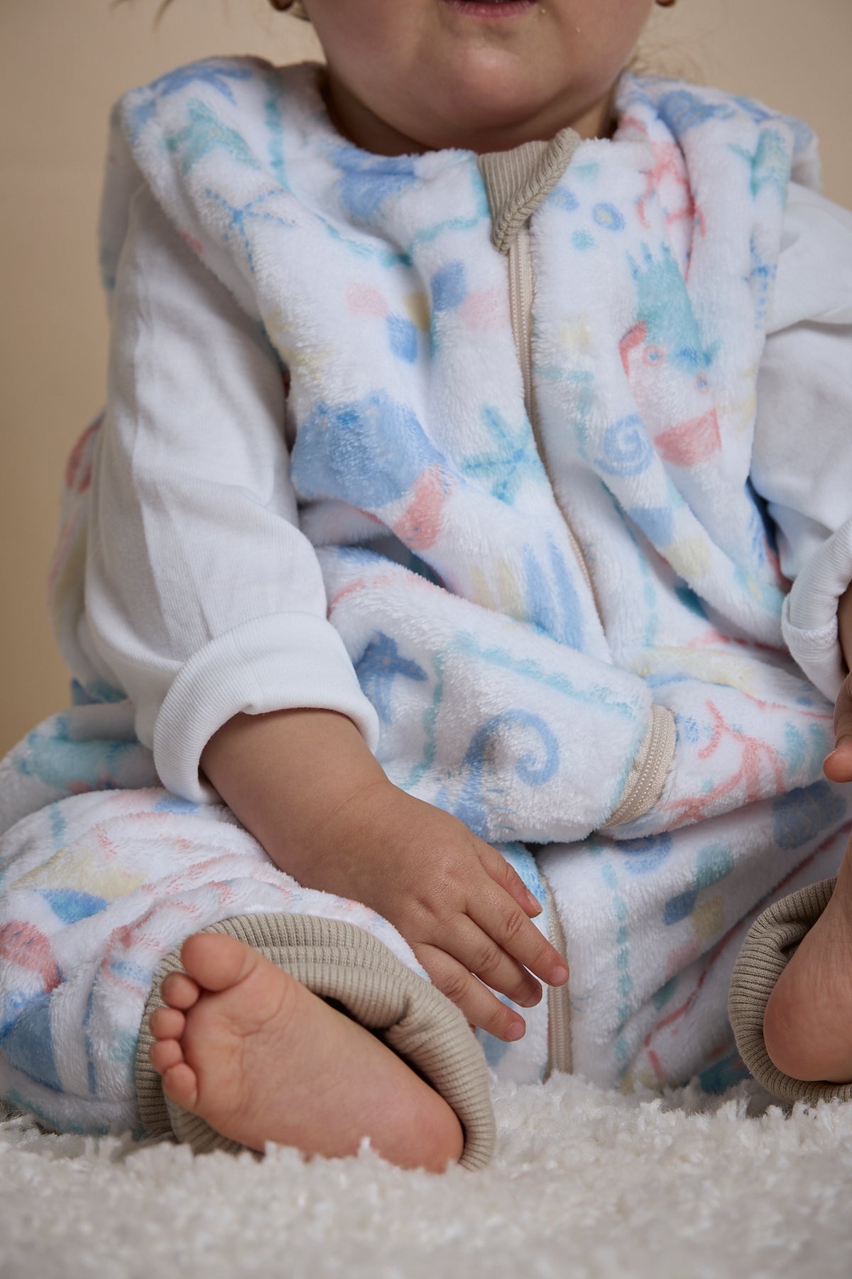 Sleepings Pies Tierra Fría Descubiertos Patch Marino