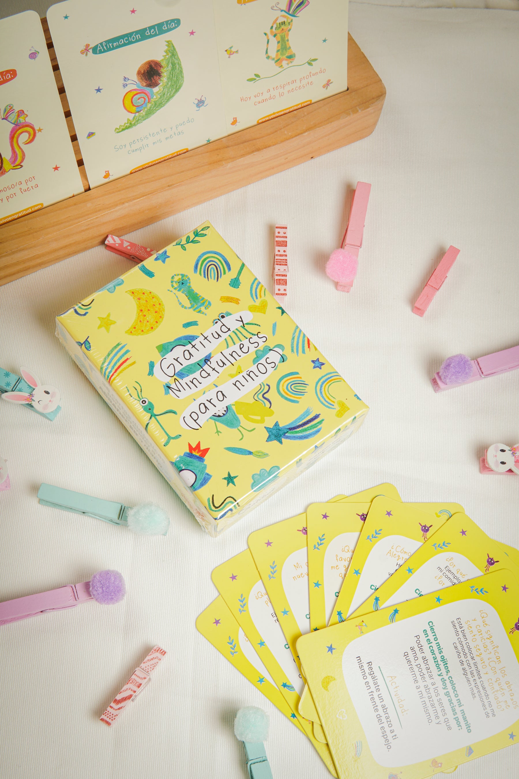 Cartas Oráculo Gratitud Niños - Minibhu