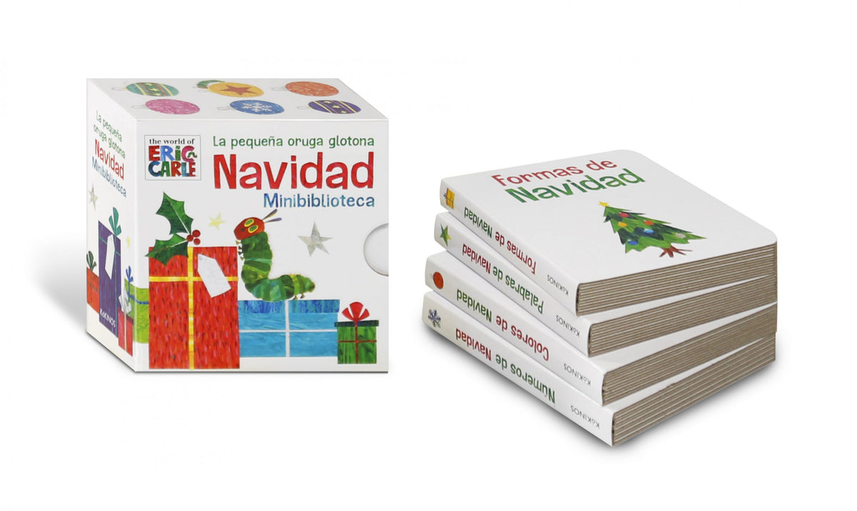Mini Libros La Pequeña Oruga Glotona Navidad