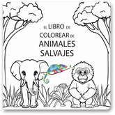 Libro Para Colorear Animales Salvajes