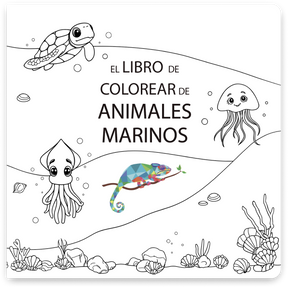 Libro Para Colorear Animales Marinos
