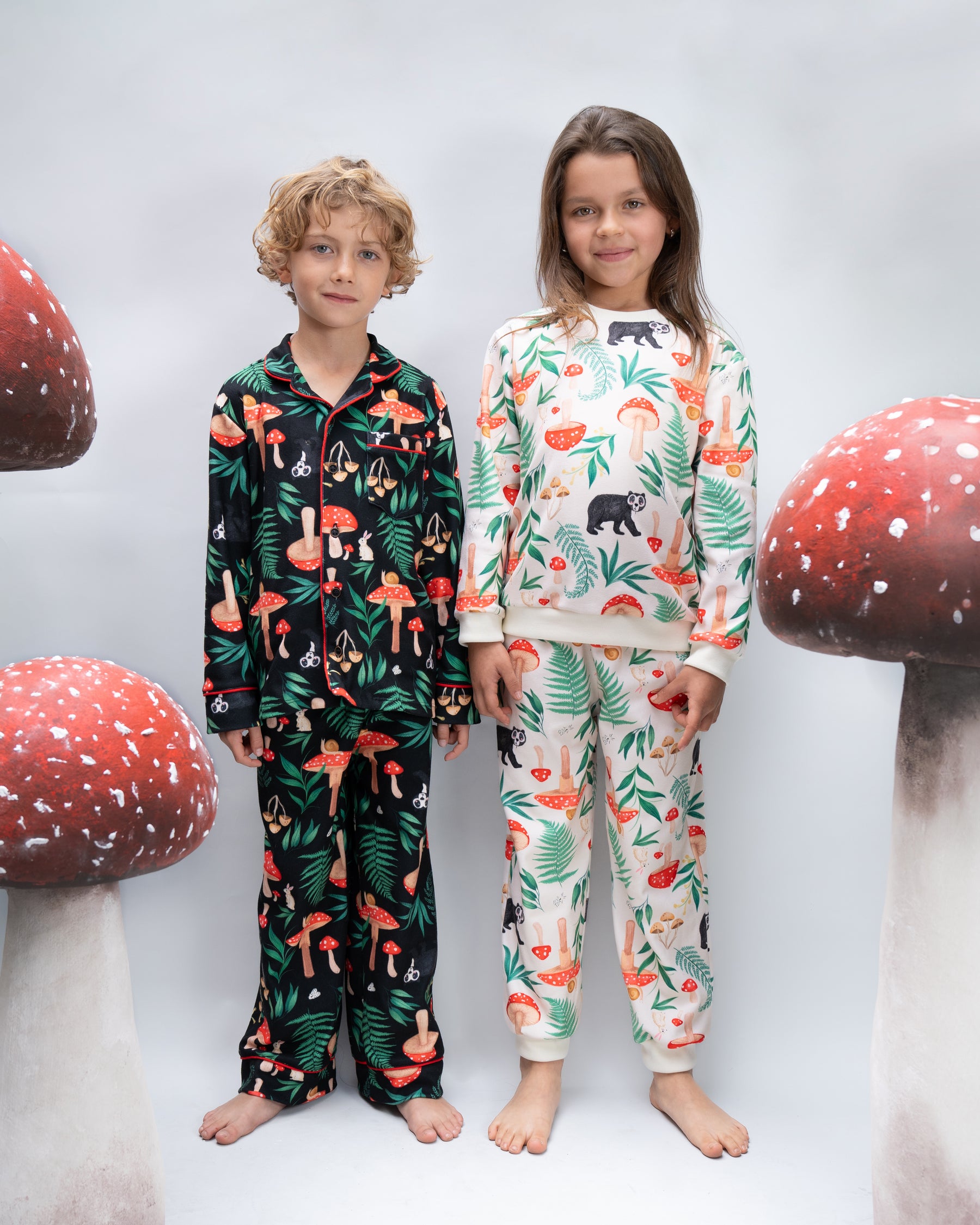Pijama Unisex El Bosque De Albeart Crudo