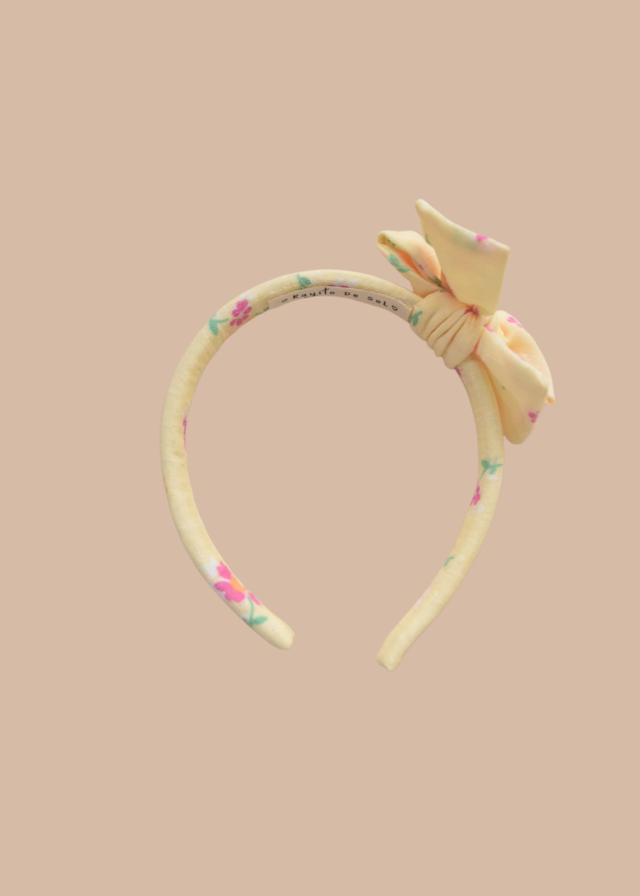 Diadema Charlotte Amarillo